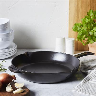 Staub 405106170 Döküm Saplı Kızartma Tavası 26cm Siyah