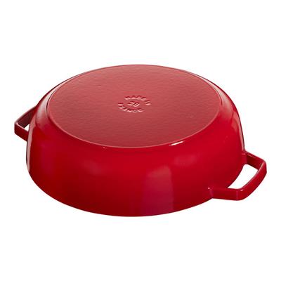 Staub 405114740 Chistera Yağmur Efektli Kapaklı Döküm Tencere 28cm Kiraz