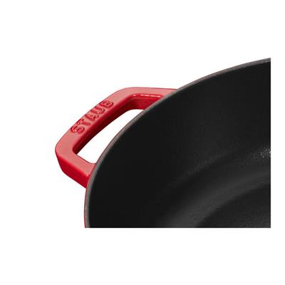 Staub 405114740 Chistera Yağmur Efektli Kapaklı Döküm Tencere 28cm Kiraz