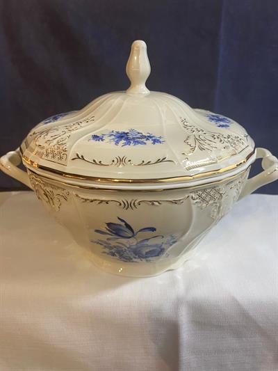 THUN BERNADOTTE İNGİLİZ MAVİ ÇİÇEK YALDIZLI 77 PARÇA