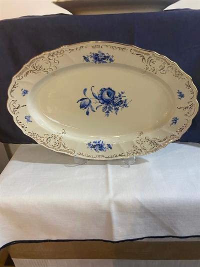 THUN BERNADOTTE İNGİLİZ MAVİ ÇİÇEK YALDIZLI 77 PARÇA