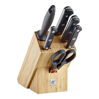Zwilling 361310020 Gourmet 7 Parça Blok Bıçak Seti - Bambu Bloklu