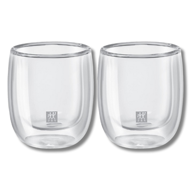 Zwilling 395000750 Çift Camlı 2Li Espresso Bardak Seti - 80 ml