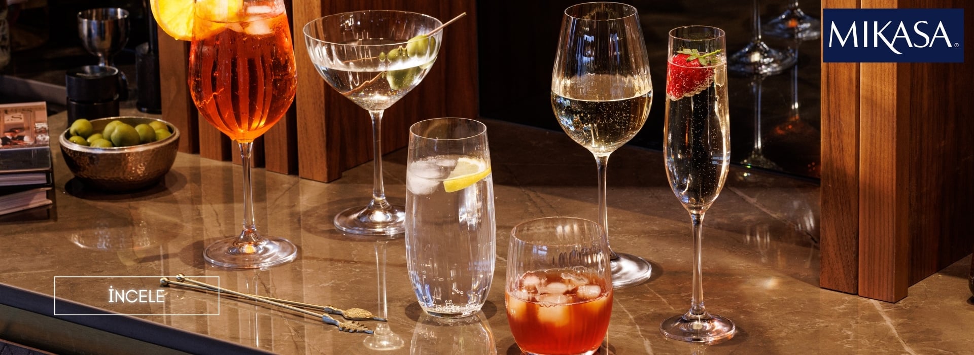 MİKASA KRİSTAL BARDAKLAR