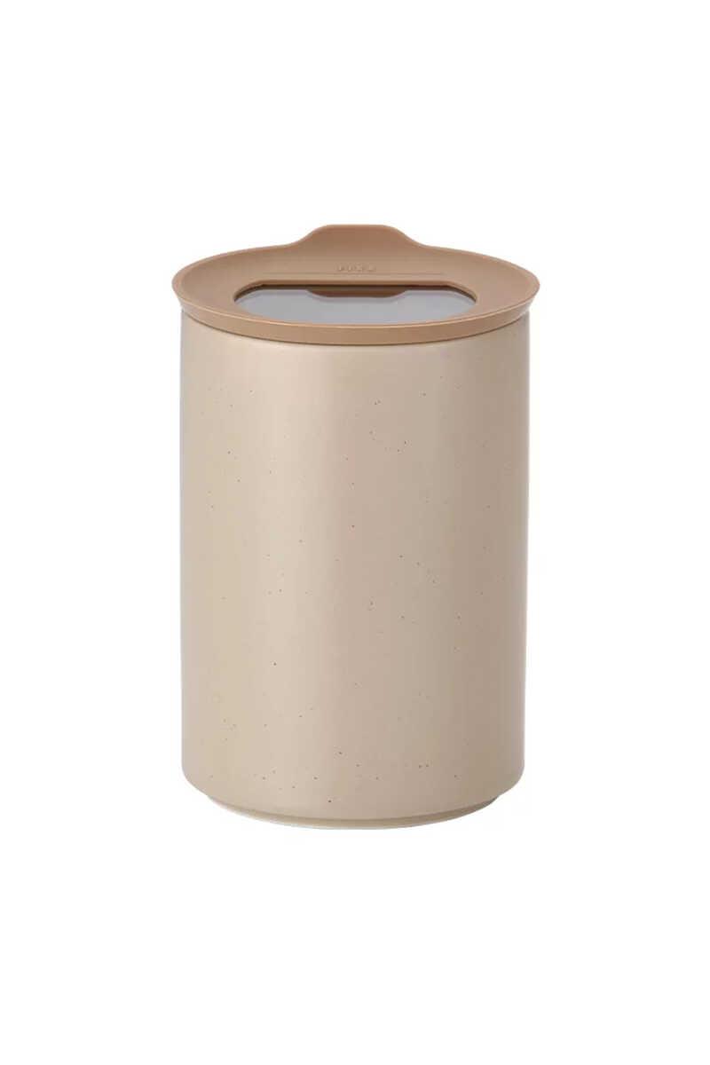 FİKA ONE SERAMİK SAKLAMA KABI 650ML BEJ