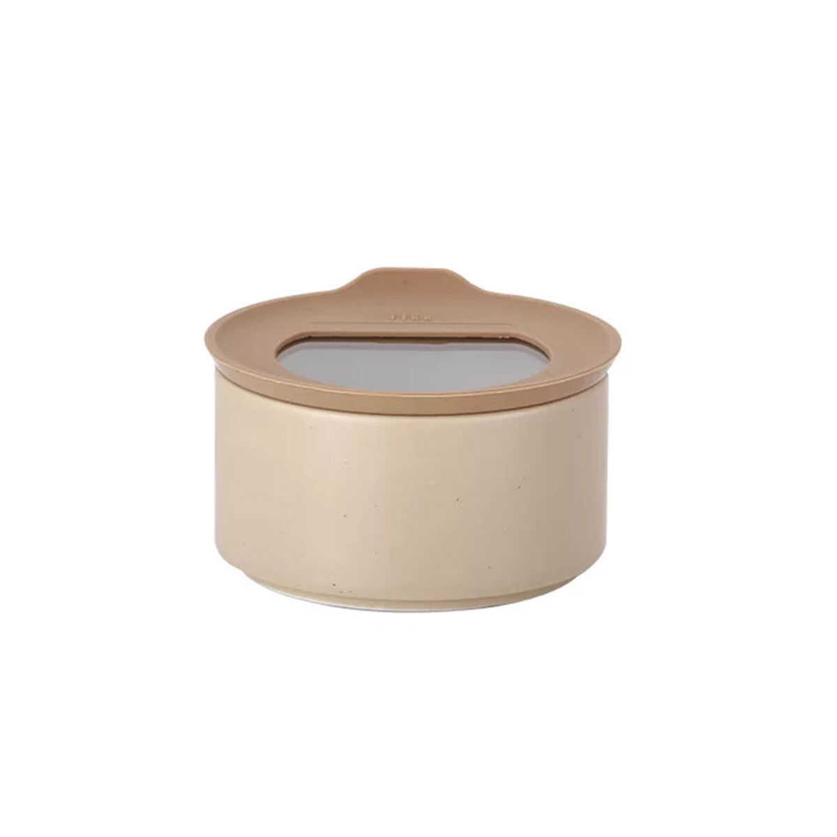 FİKA ONE SERAMİK SAKLAMA KABI 700ML BEJ