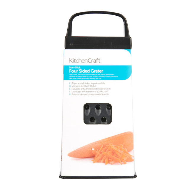 KitchenCraft KCGRATERNS Yapışmaz Karbon Rende