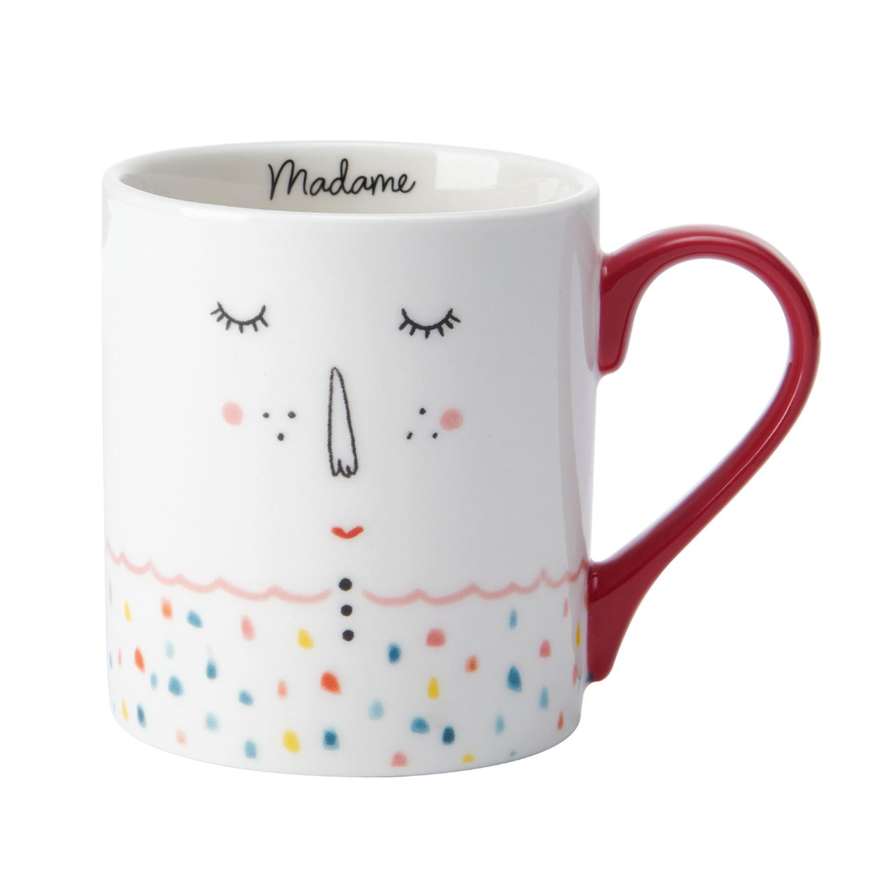 Mikasa MKCANMAD Fine China 280ml Düz Taraflı Kupa Madame
