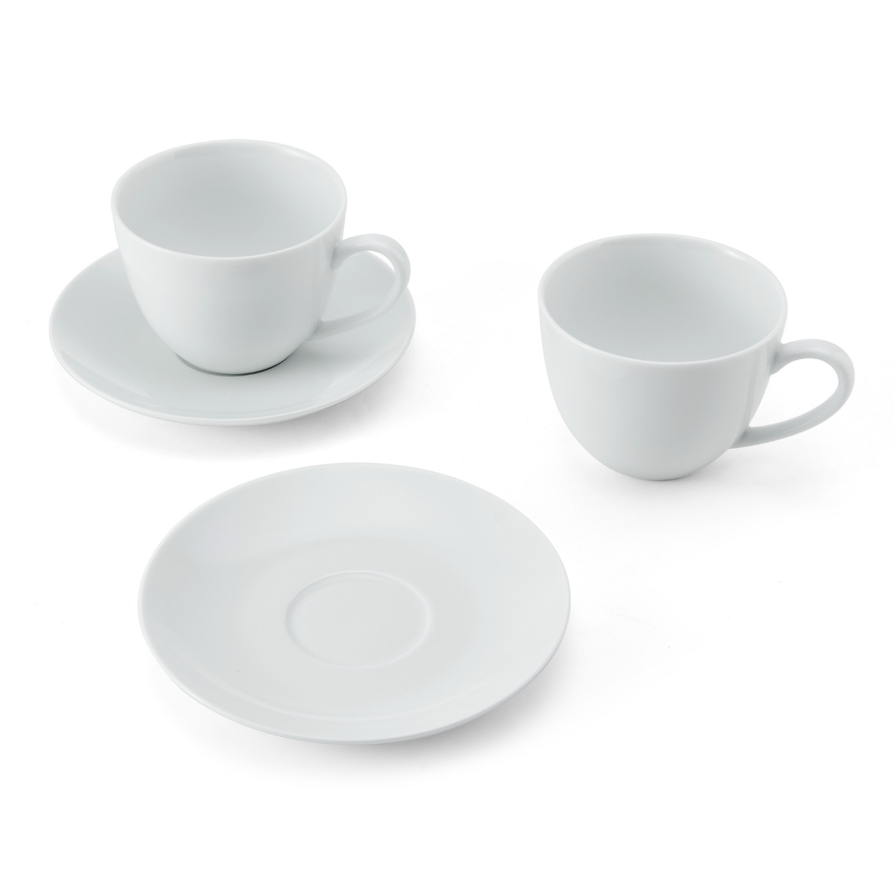Mikasa MKCHCAPPK2 Chalk Porselen 2li 310ml Cappuccino Bardak ve Tabak Seti