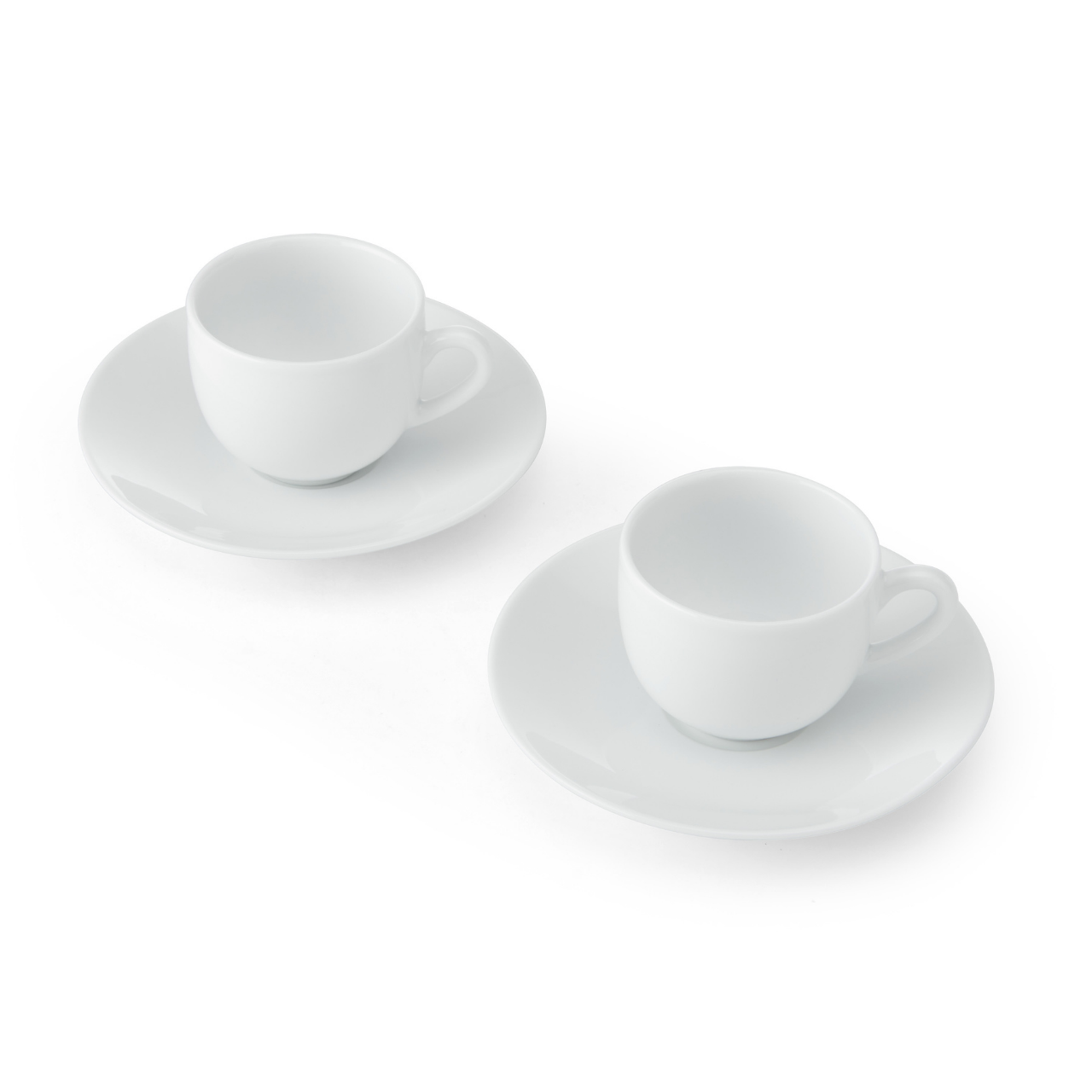 Mikasa MKCHESPPK2 Chalk 2li 90ml Porselen Espresso Fincanı ve Tabağı