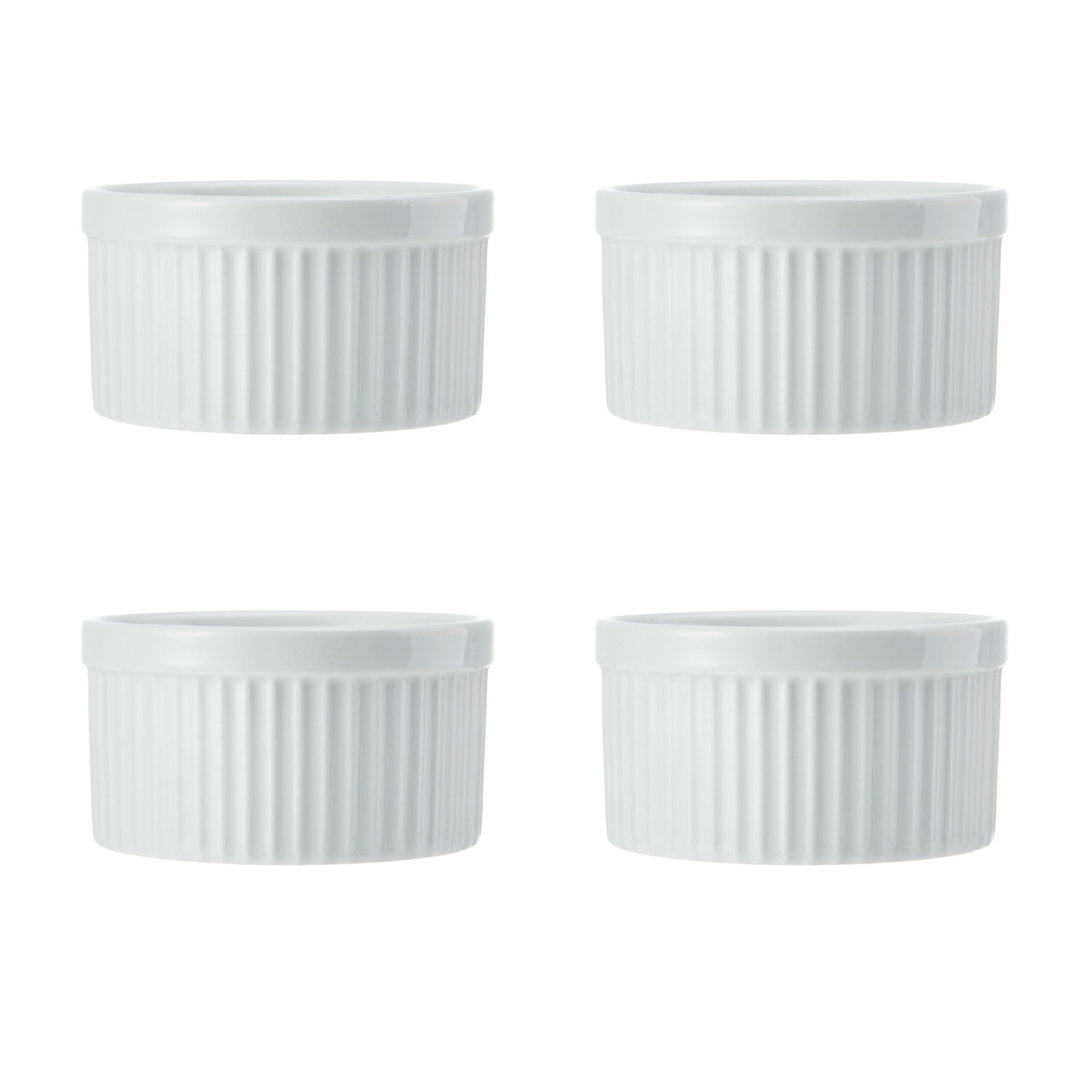 Mikasa MKCHRAMPK4 Chalk Porselen 4lü 10cm Ramekin Seti