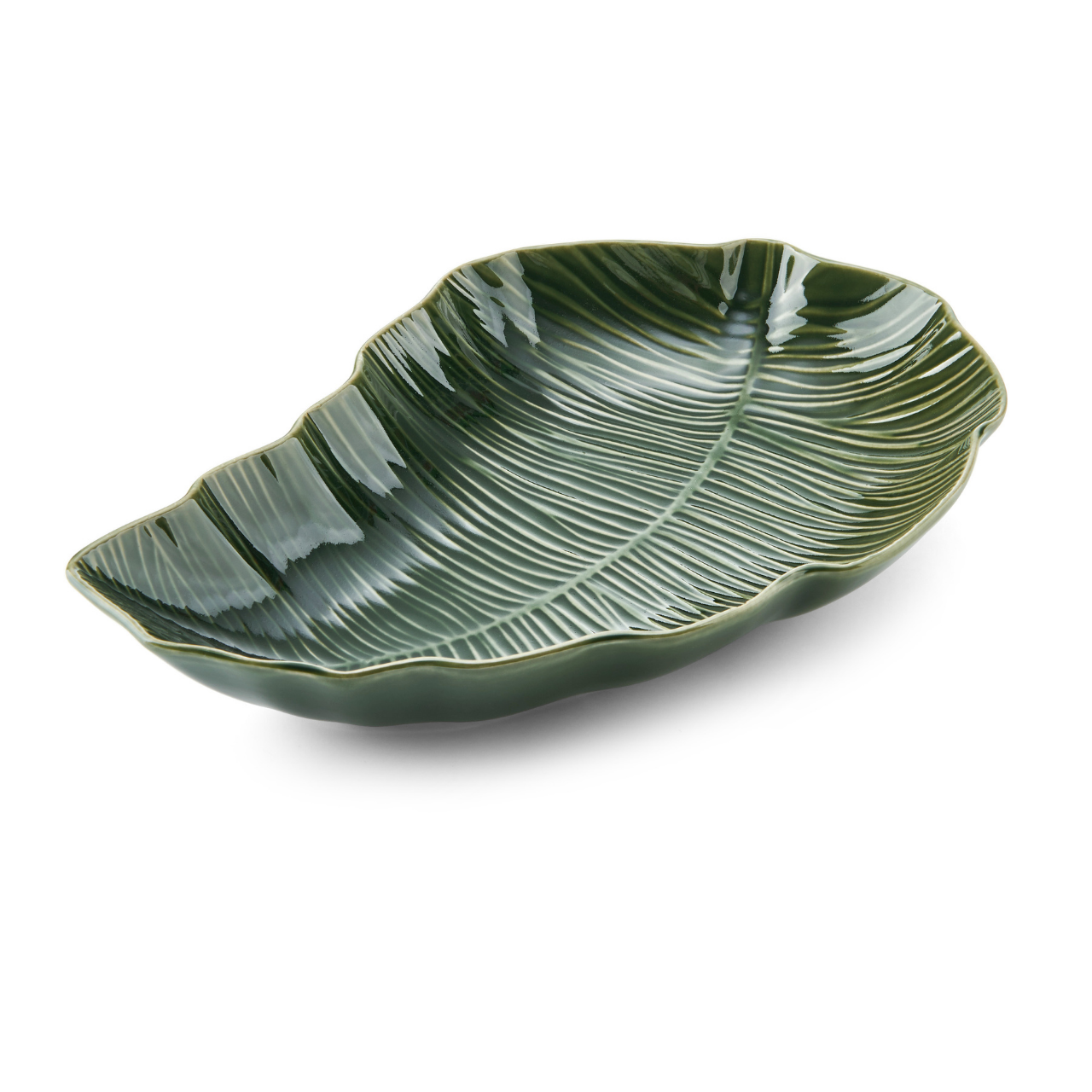Mikasa MKJDDISHLEAF Jardin Stoneware Yaprak Servis Tabağı 30cm