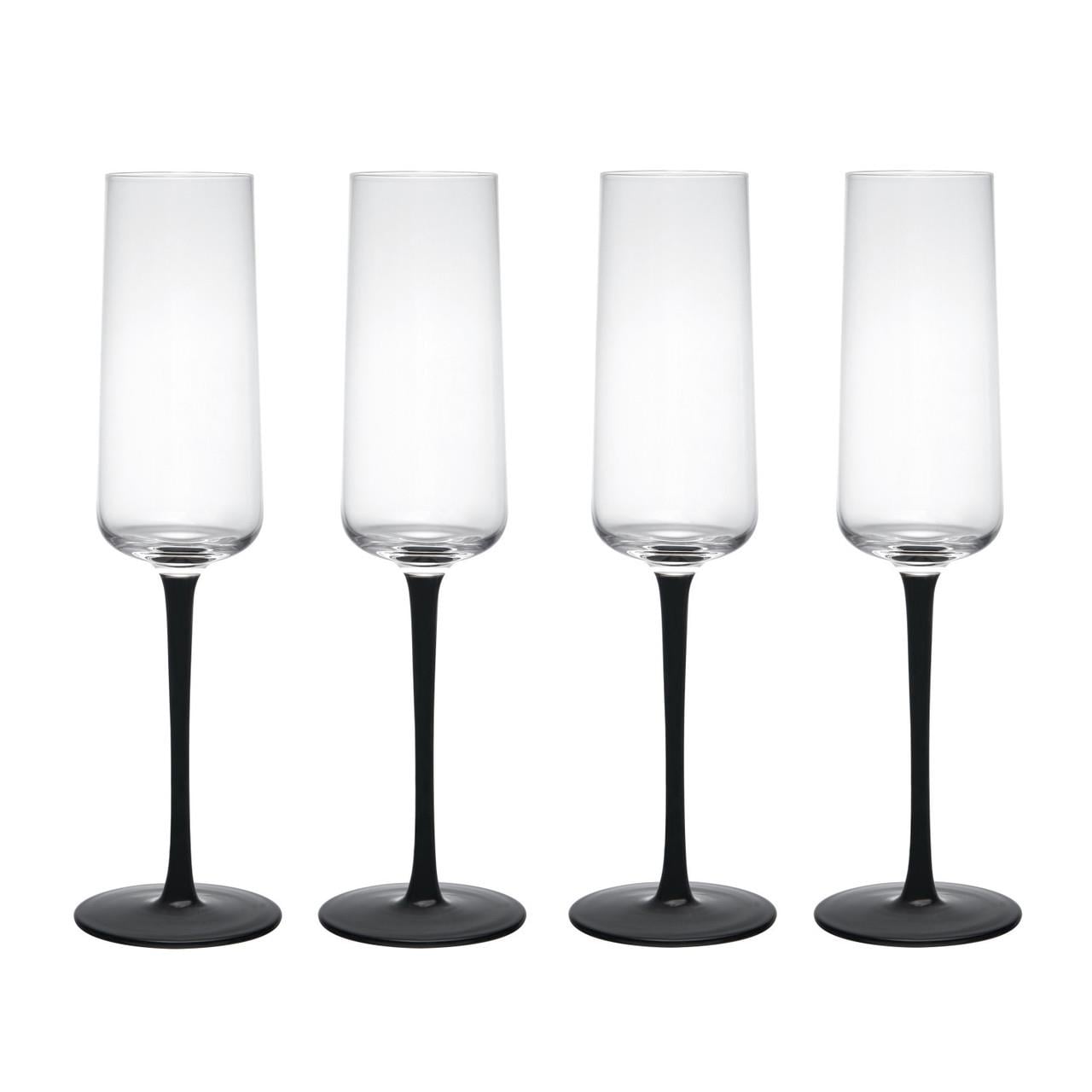 Mikasa MKPALFLU4PC Palermo 250ml Kristal Şampanya Fülüt Kadehi 4lü