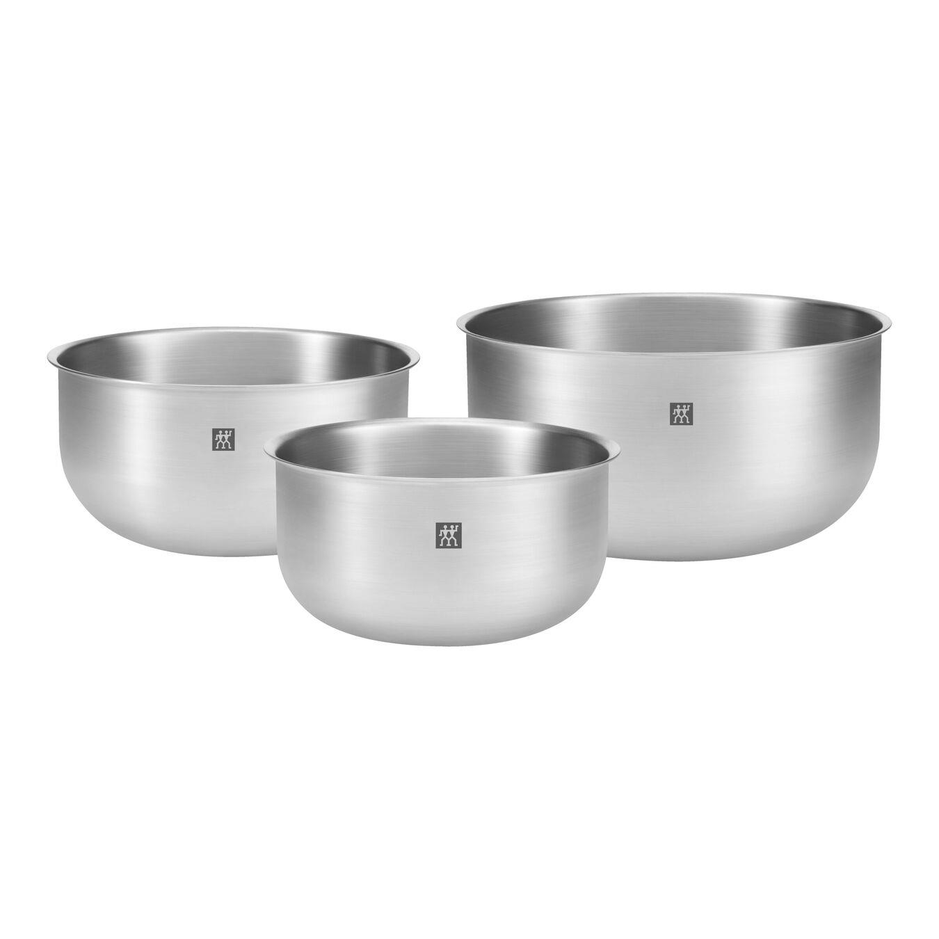 ZWILLING 1030705 Kase Seti 18/10 Paslanmaz Çelik 3-Parça Metalik Gri