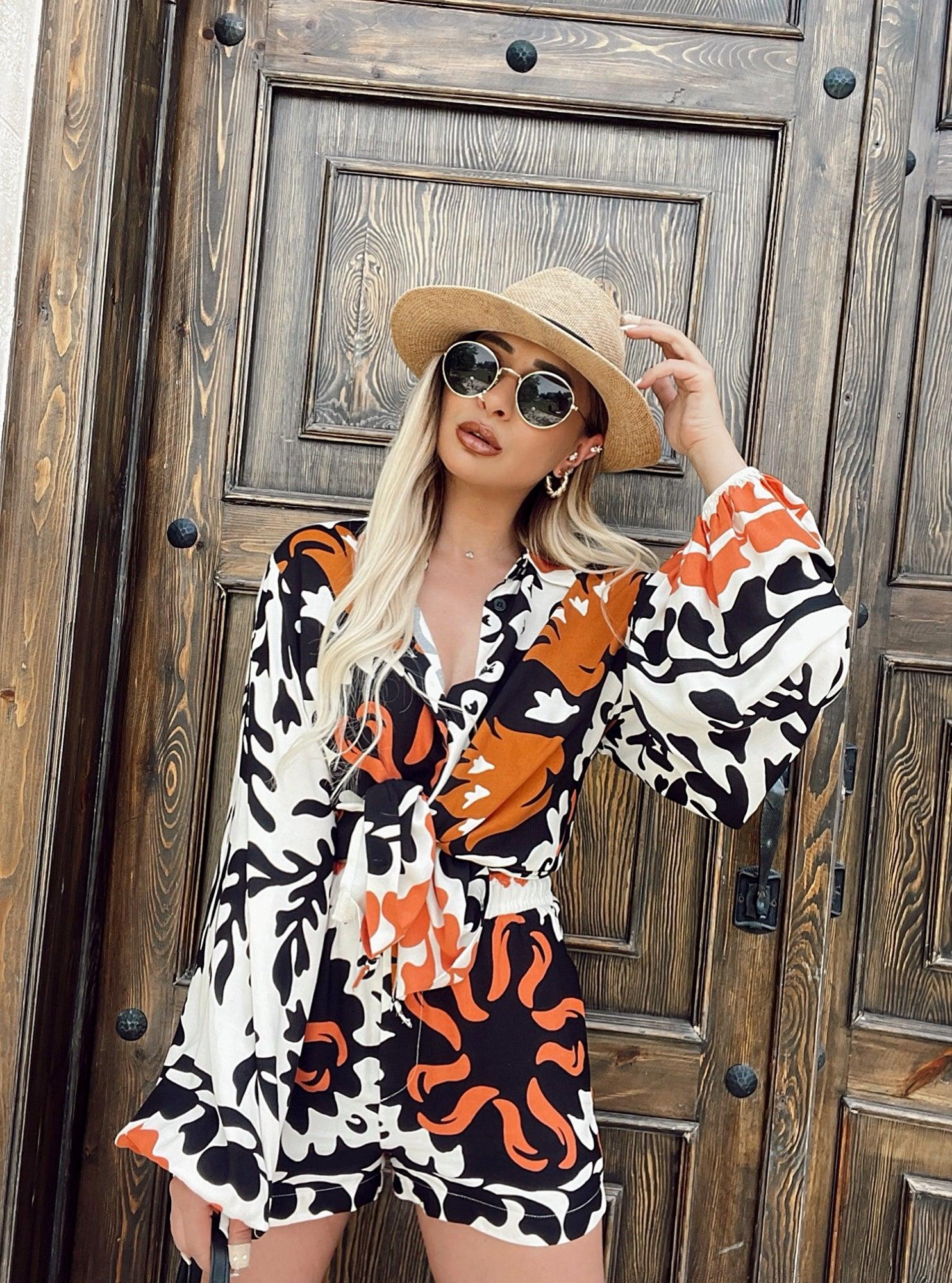 Z.A Model Kolları Lastikli Gömlek