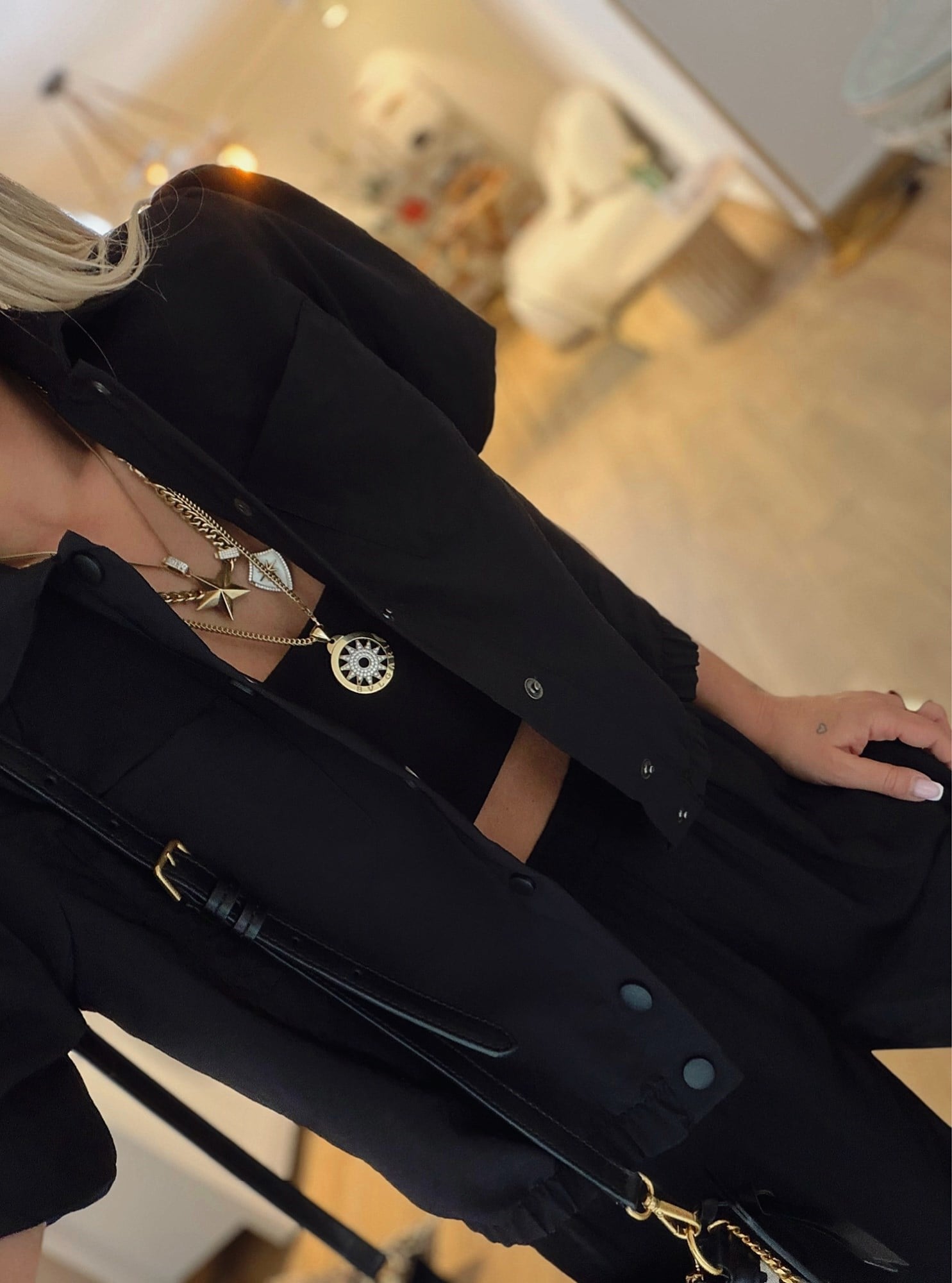 Cepli Paraşüt Crop Gömlek