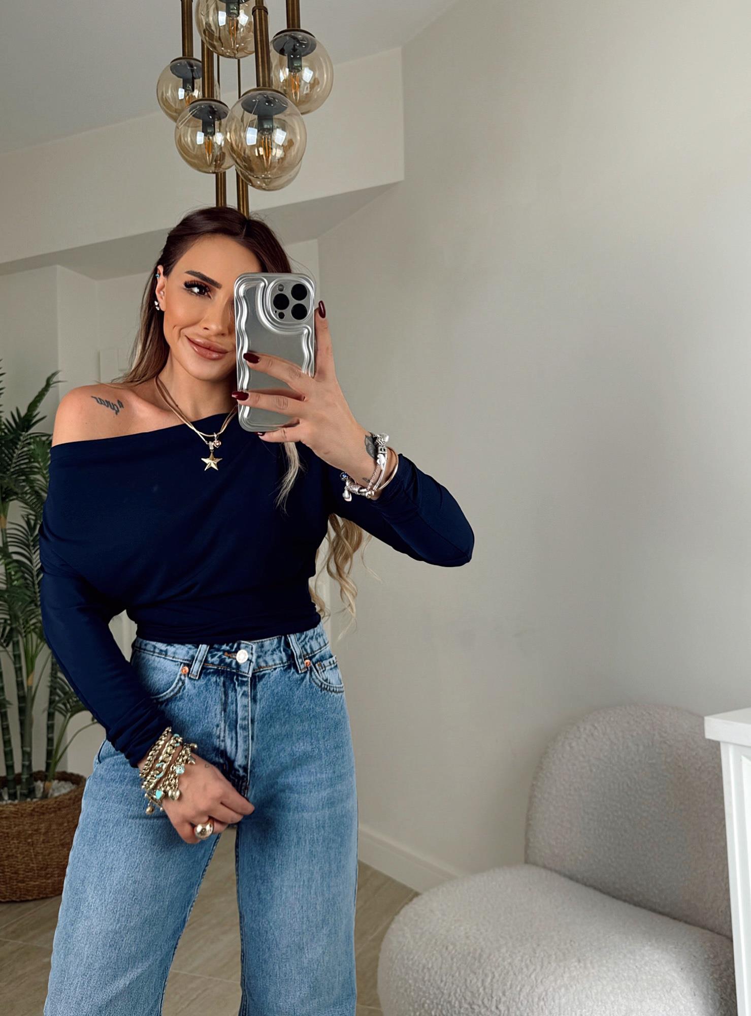 Düşük Omuz Yarasa Model Sandy Laci Badi