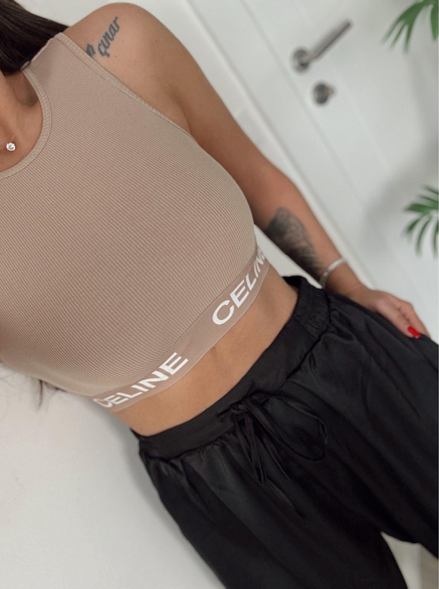 Marka Model Halter Yaka Taba Crop