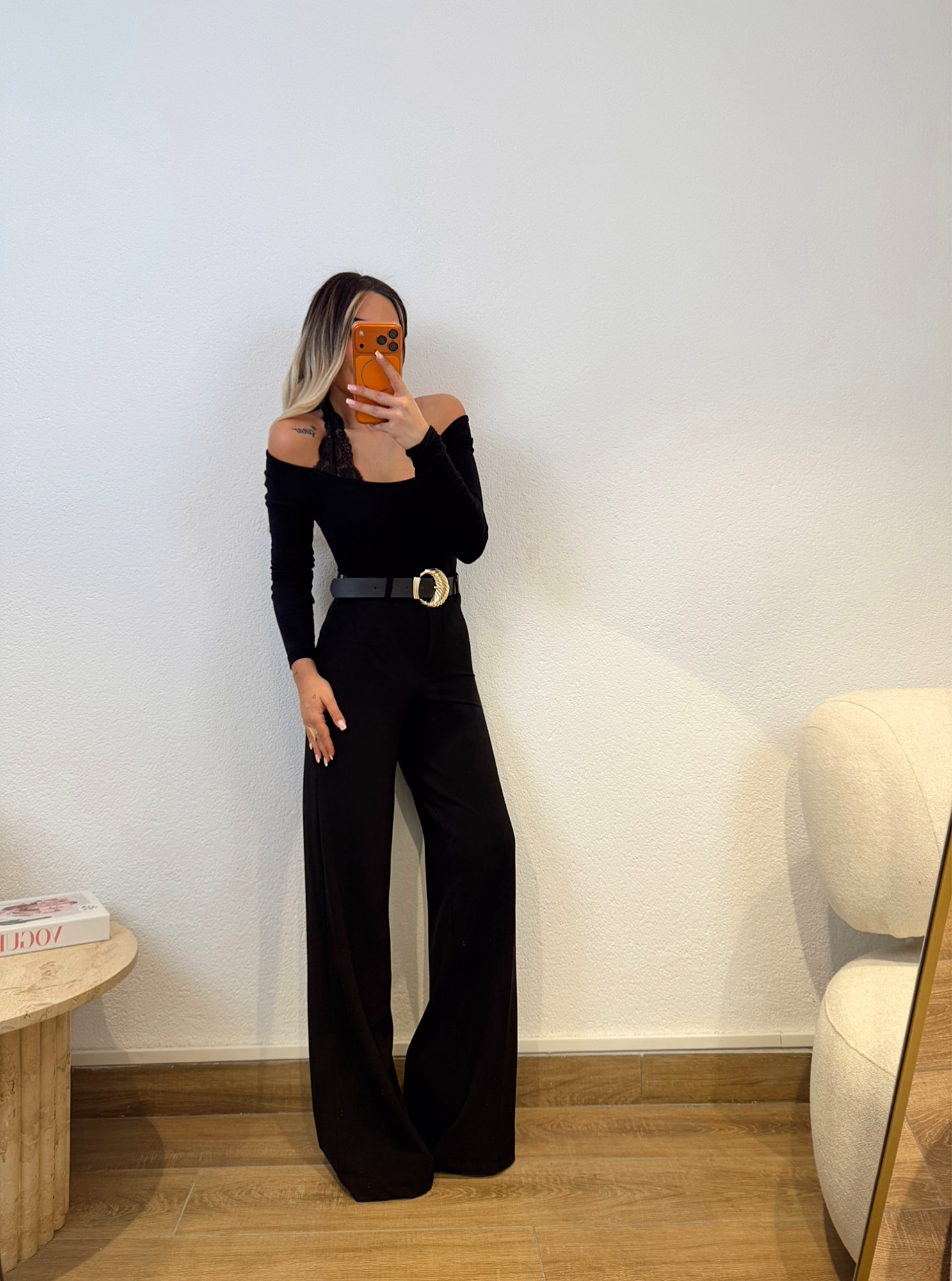 Premium Kemerli Kumaş Pantolon