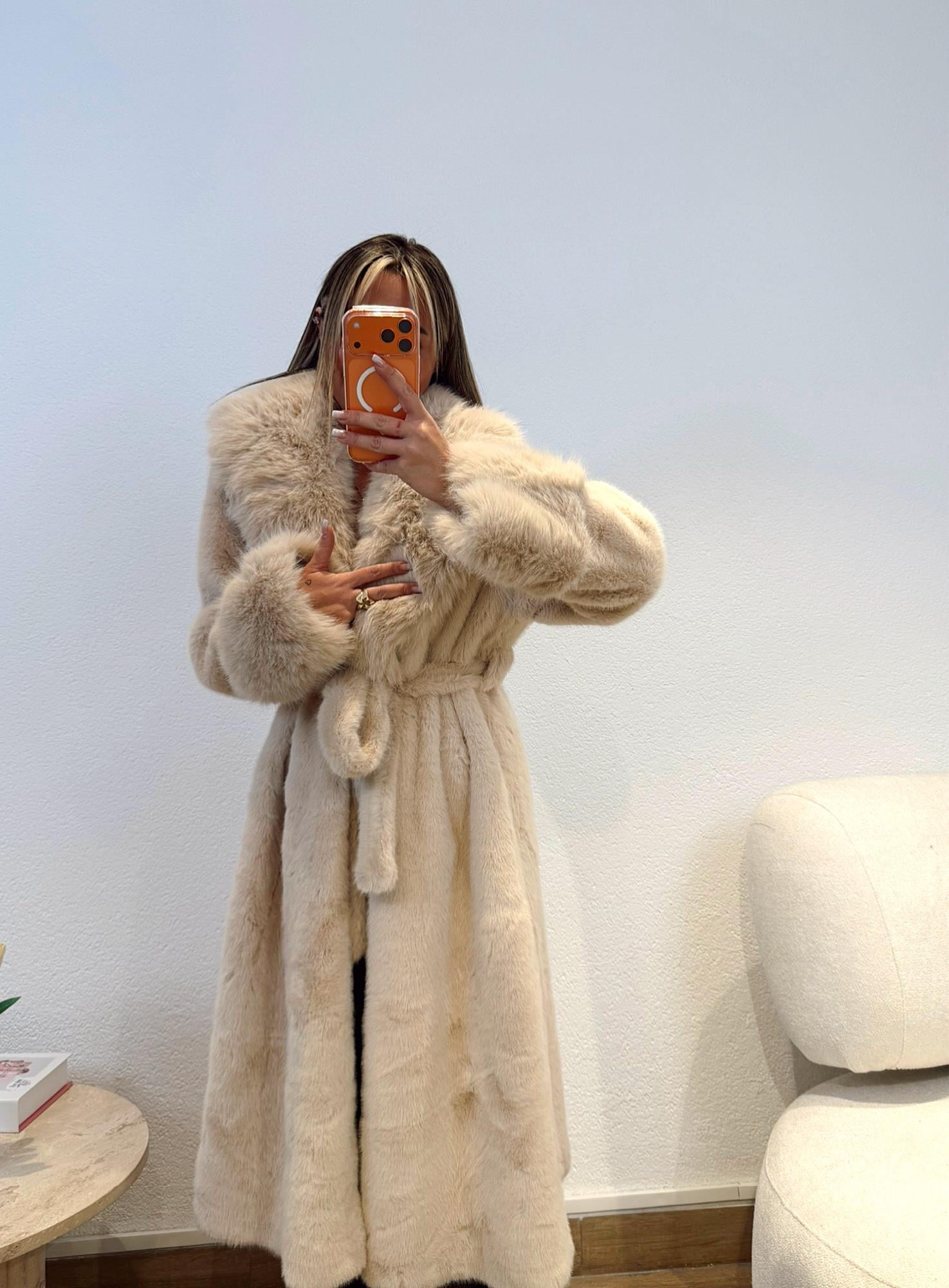 Premium Vizon Kürk Kaban