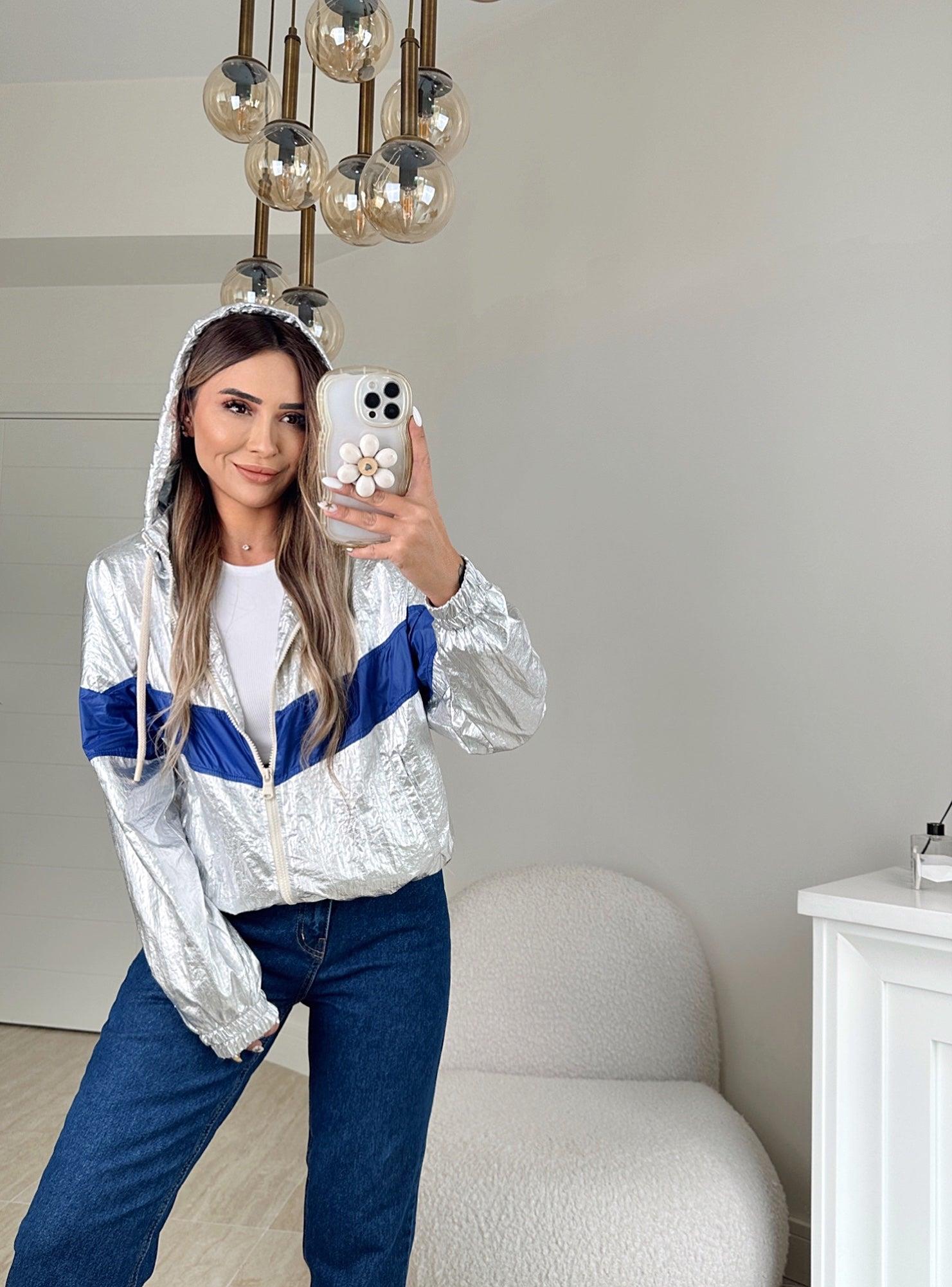 Silver Kapişonlu Yağmurluk