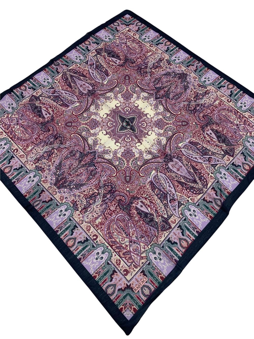 BAŞTACI SOFT ETNİK 0229 LACİVERT EŞARP
