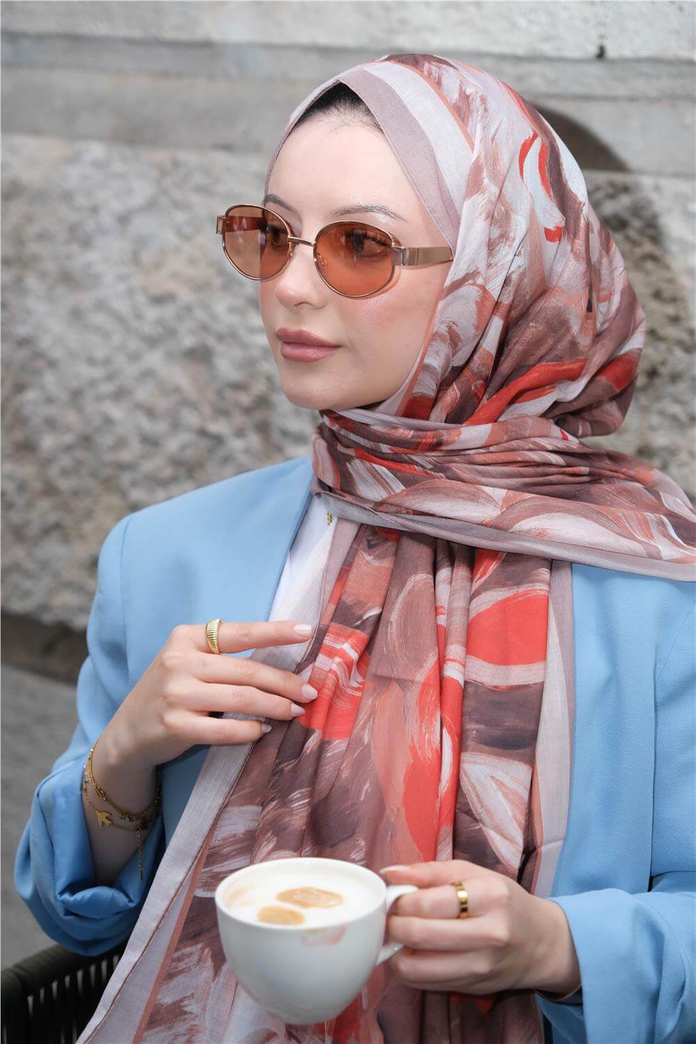 BAŞTACI SOFT BATİK 0343 PUDRA ŞAL