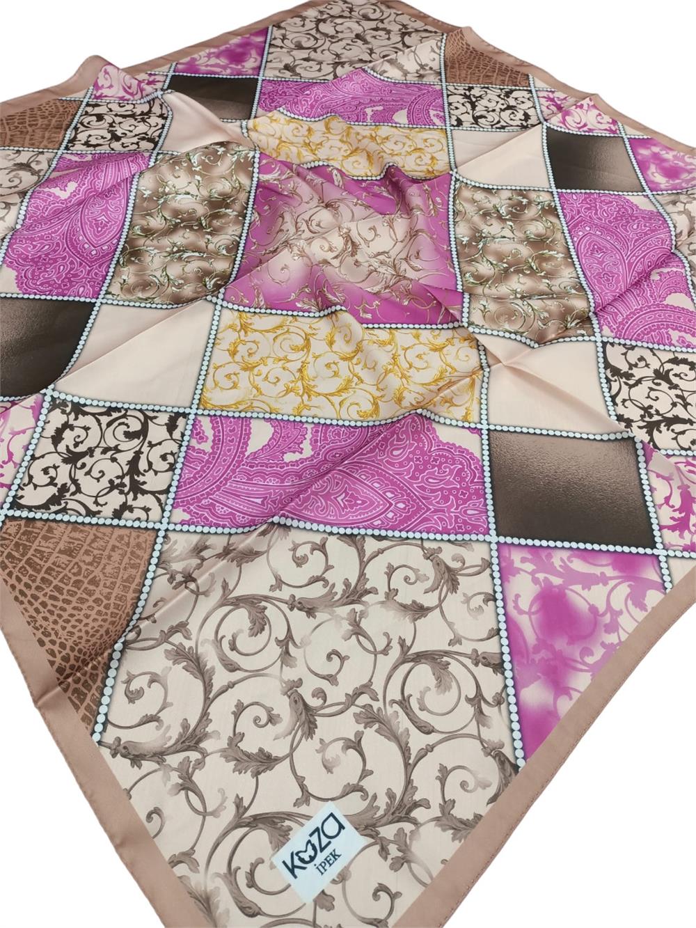 KOZA KRİSTAL 000154 PEMBE EŞARP