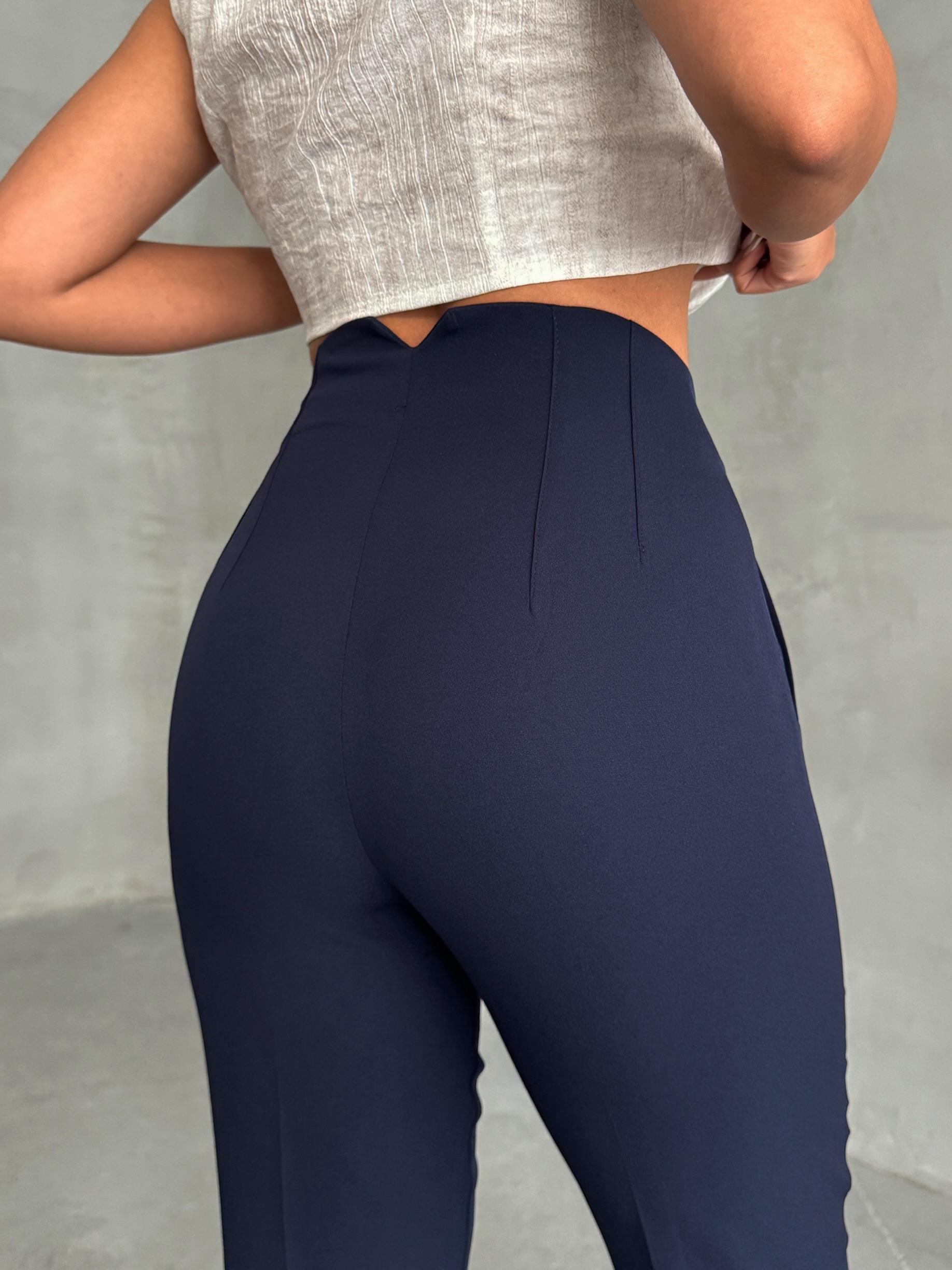 ATLAS KUMAŞ MARKA MUADİLİ FLOTALI PANTOLON LACİVERT