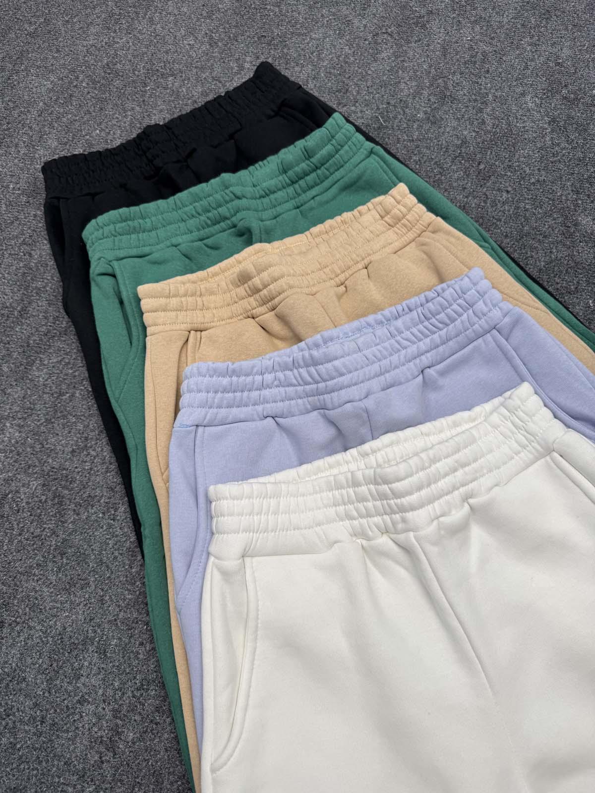 Chester Üç İplik Şardonlu Siyah Jogger