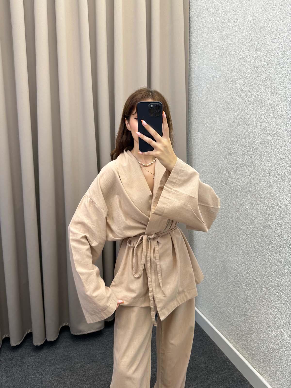 Danilo Keten Bej Kimono Takım