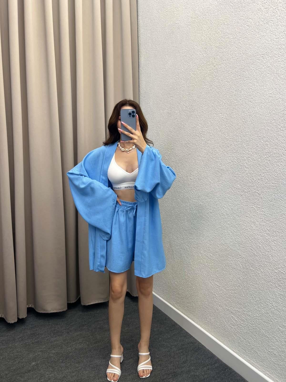 Ello Keten Mavi Kimono Takım