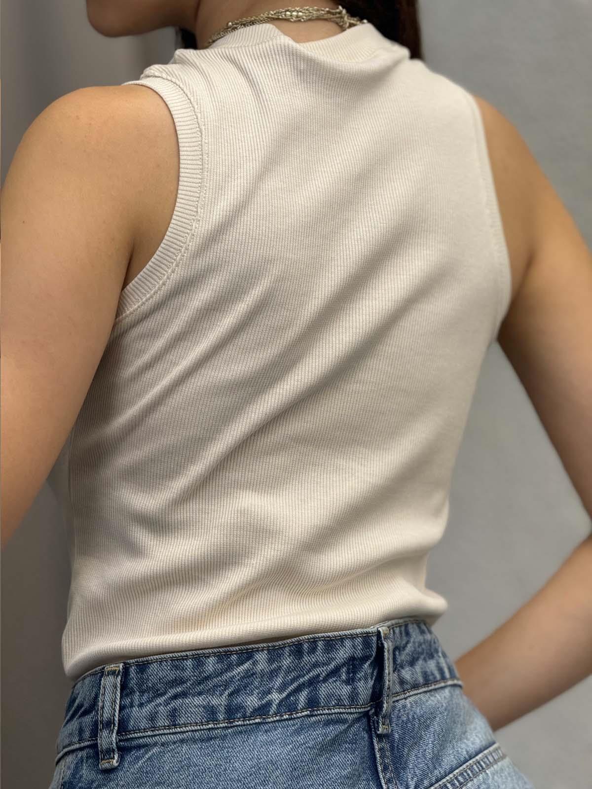 Gems Halter Yaka Bej Atlet