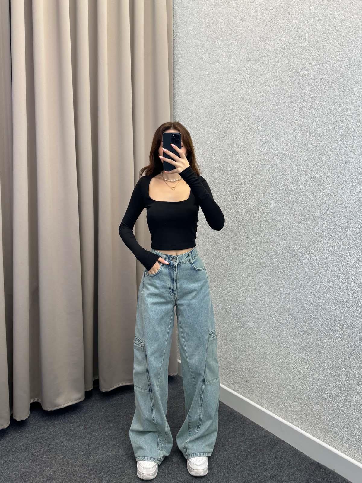 Kadın Kare Yaka Siyah Body