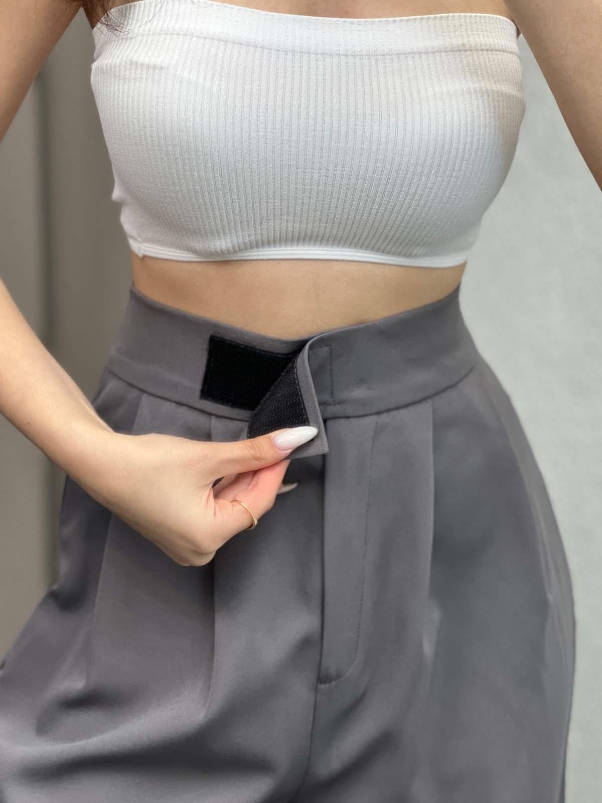 Las Vegas Cırt Kapamalı Füme Palazzo Pantolon