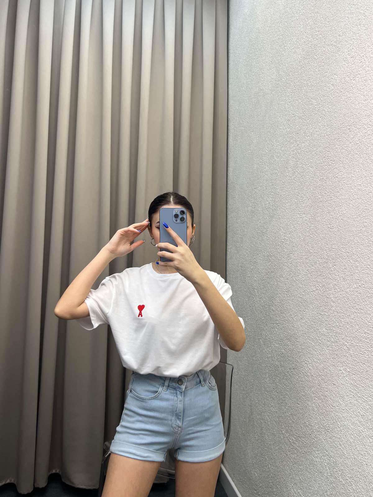 Love Beyaz Oversize Tshirt