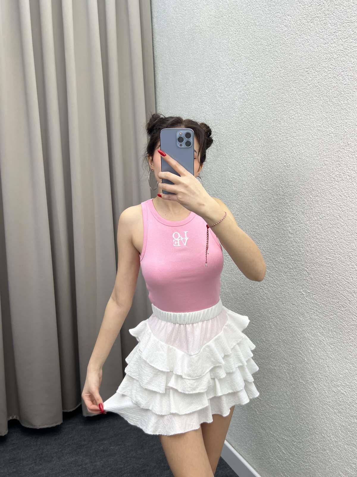 Love Halter Yaka Pembe Atlet