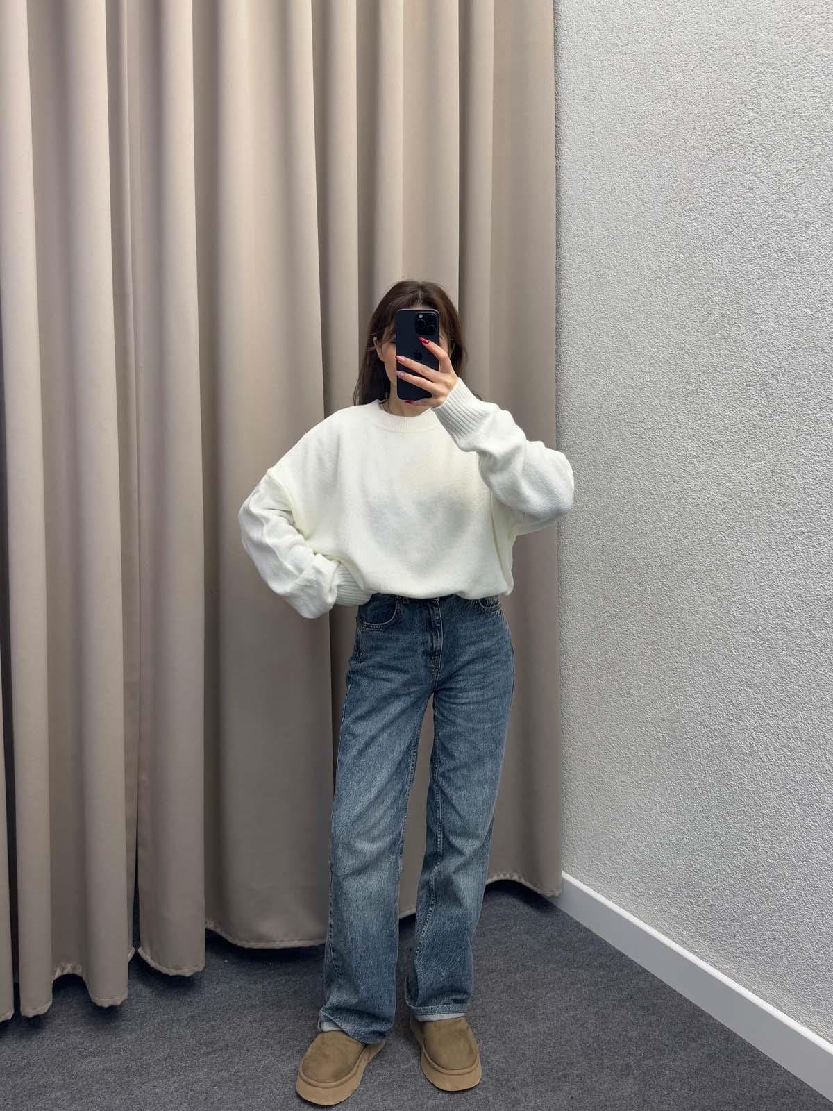 Massimo Dutti  Krem Kazak