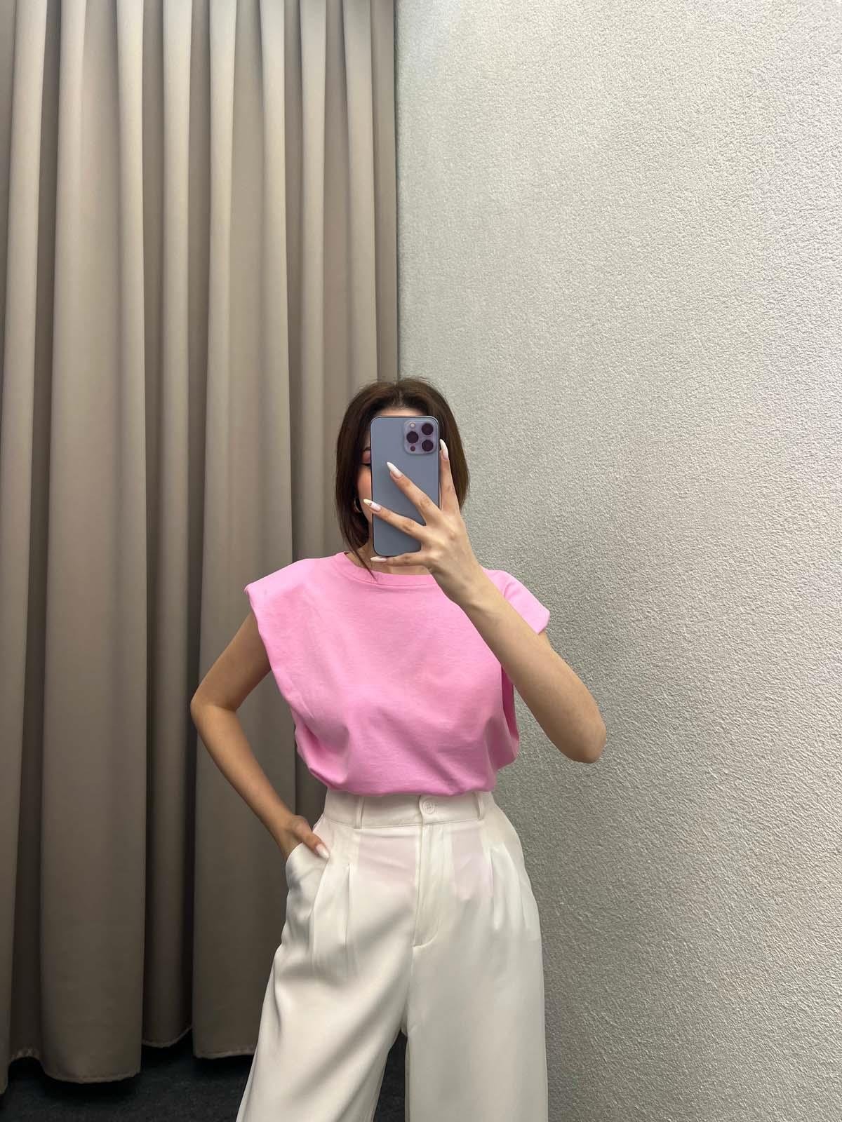 Massimo Pembe Vatkalı Tshirt