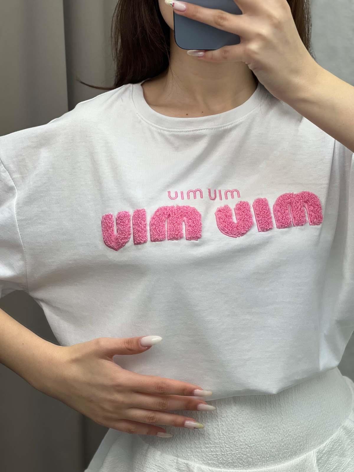 Miuv Beyaz Oversize Tshirt