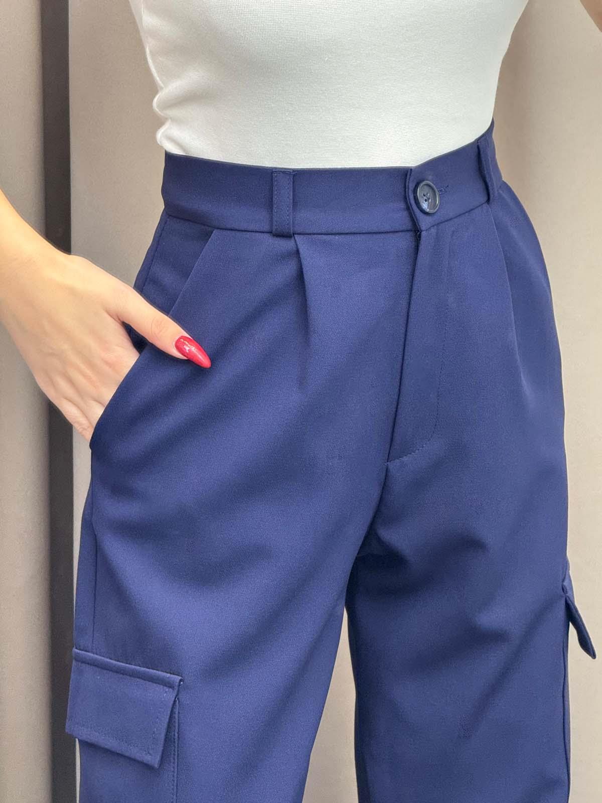 Naples Lacivert Kargo Cepli Pantolon