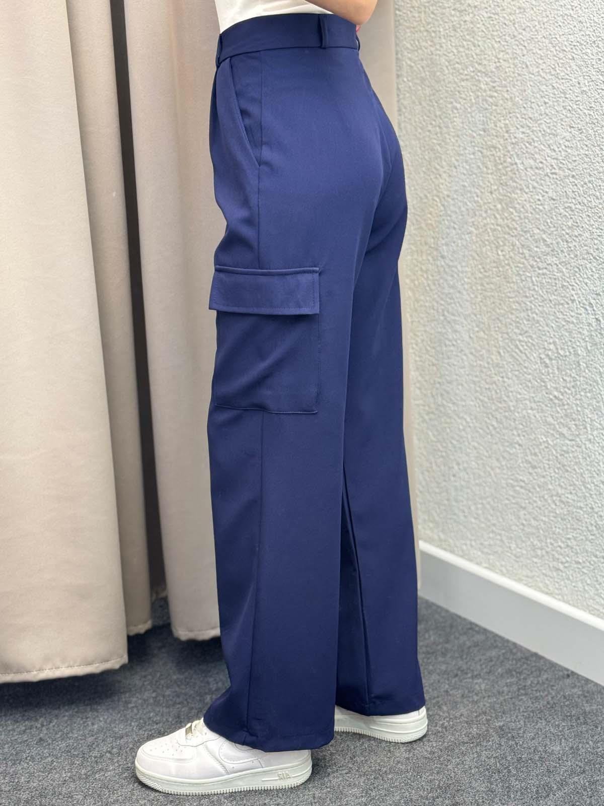 Naples Lacivert Kargo Cepli Pantolon