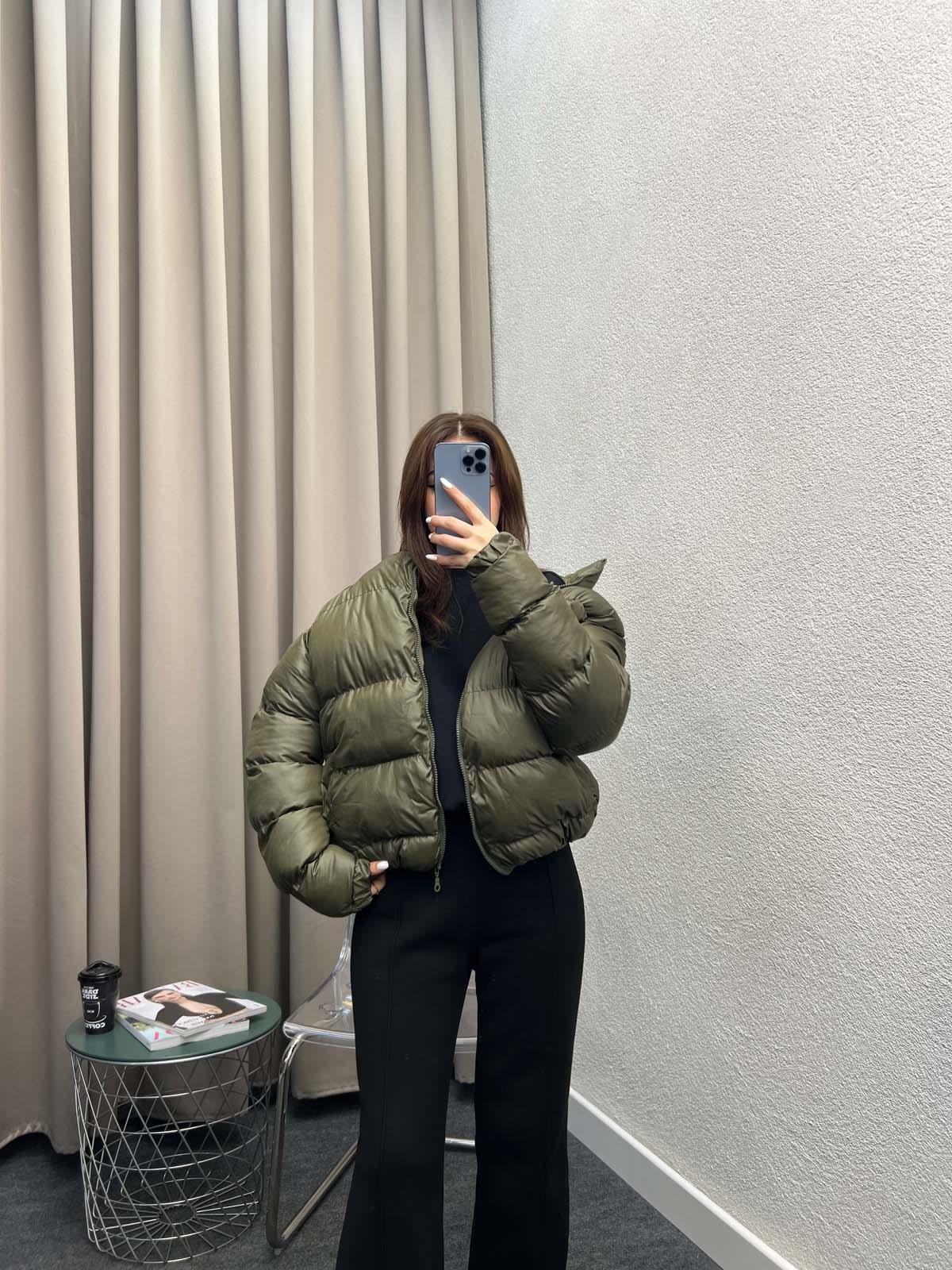 Olivia Haki Şişme Mont