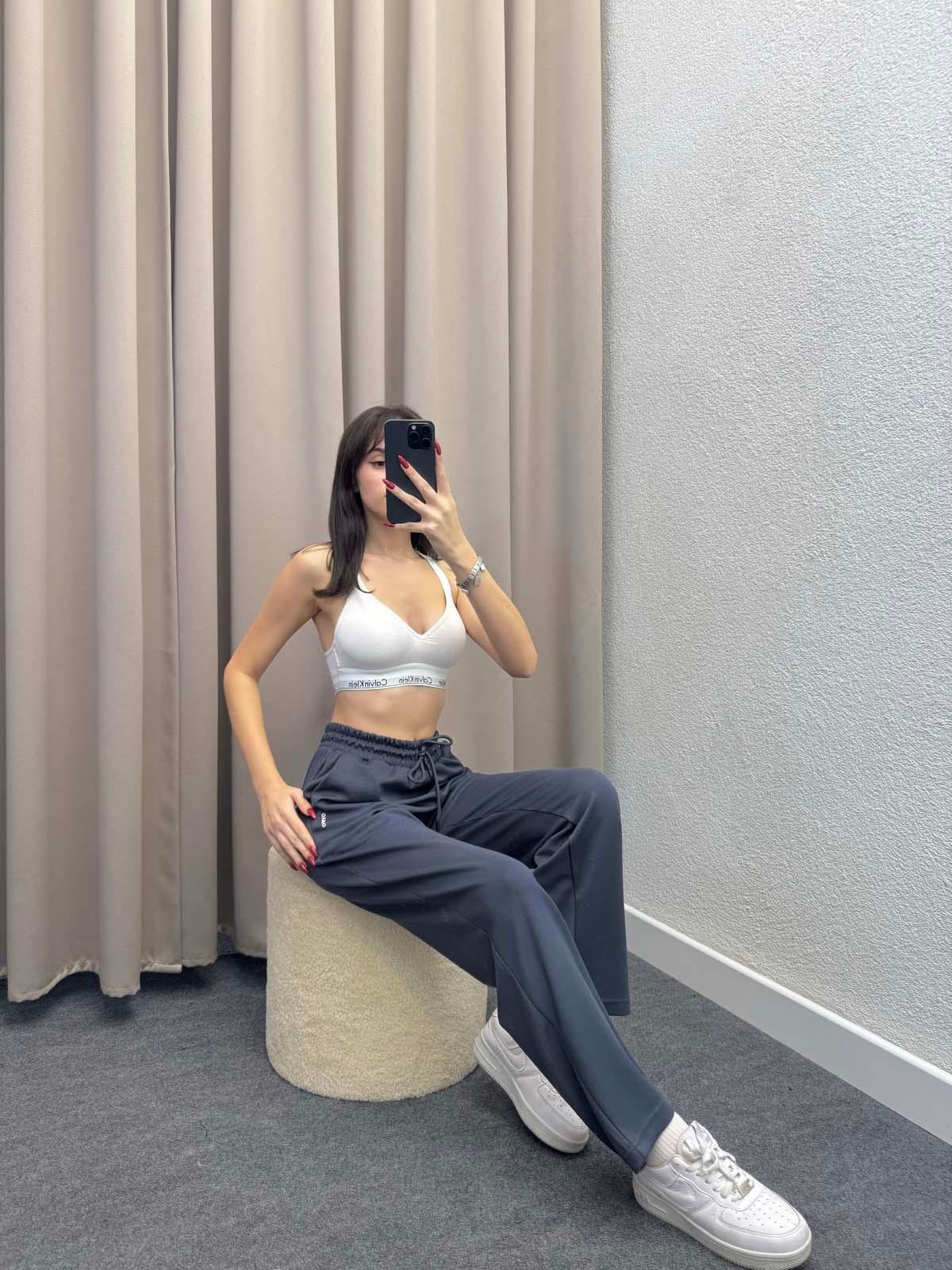 Oys Füme Modal Palazzo Eşofman Altı