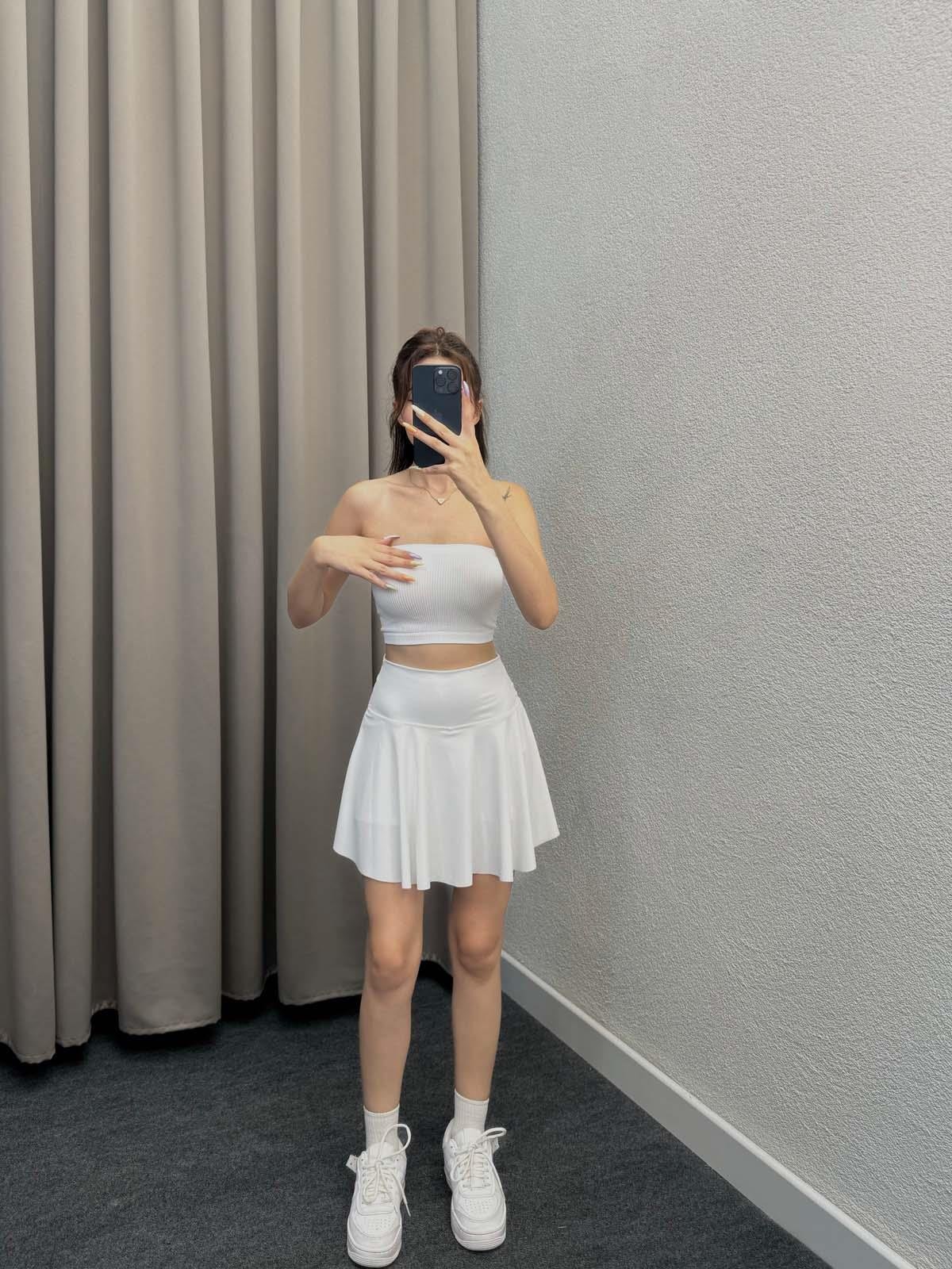 Oysh Beyaz Şort Etek