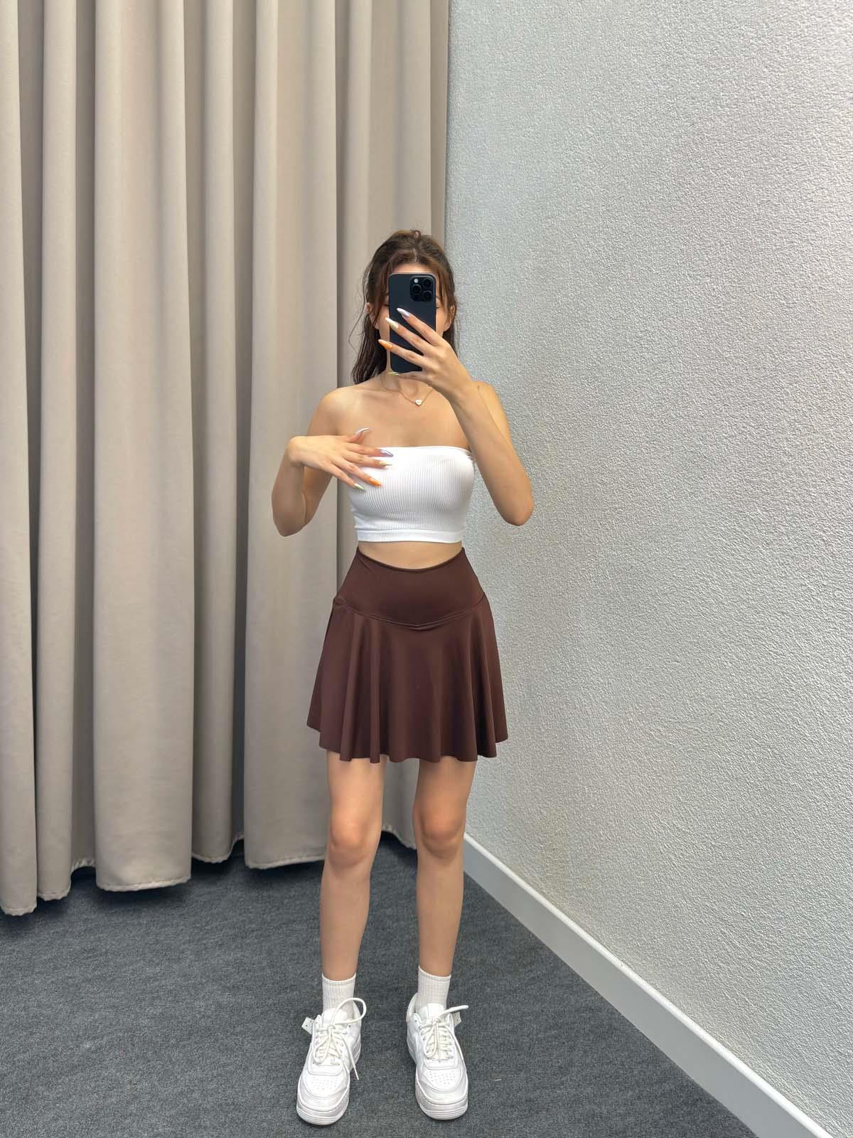 Oysh Kahve Şort Etek