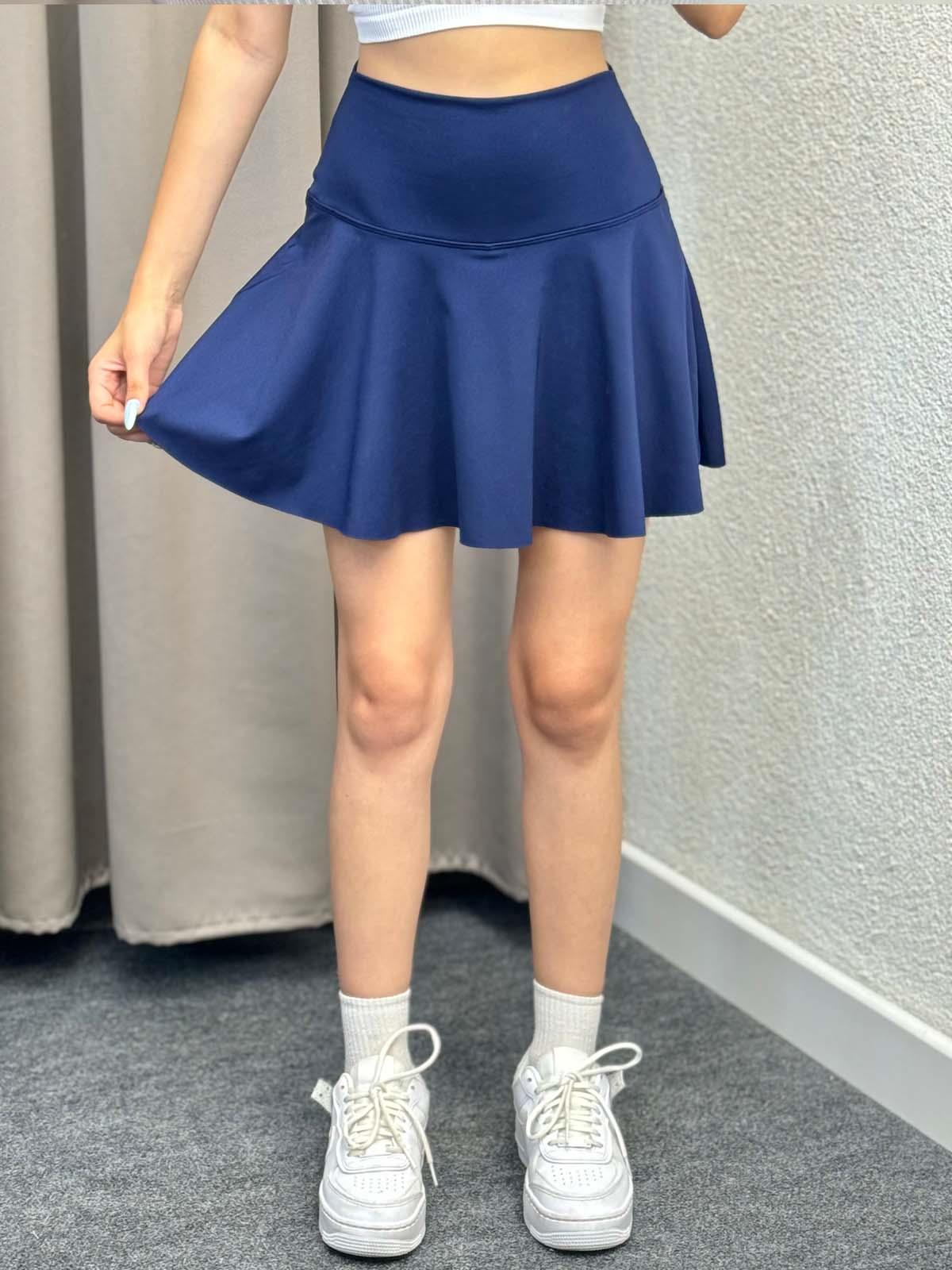 Oysh Lacivert Şort Etek