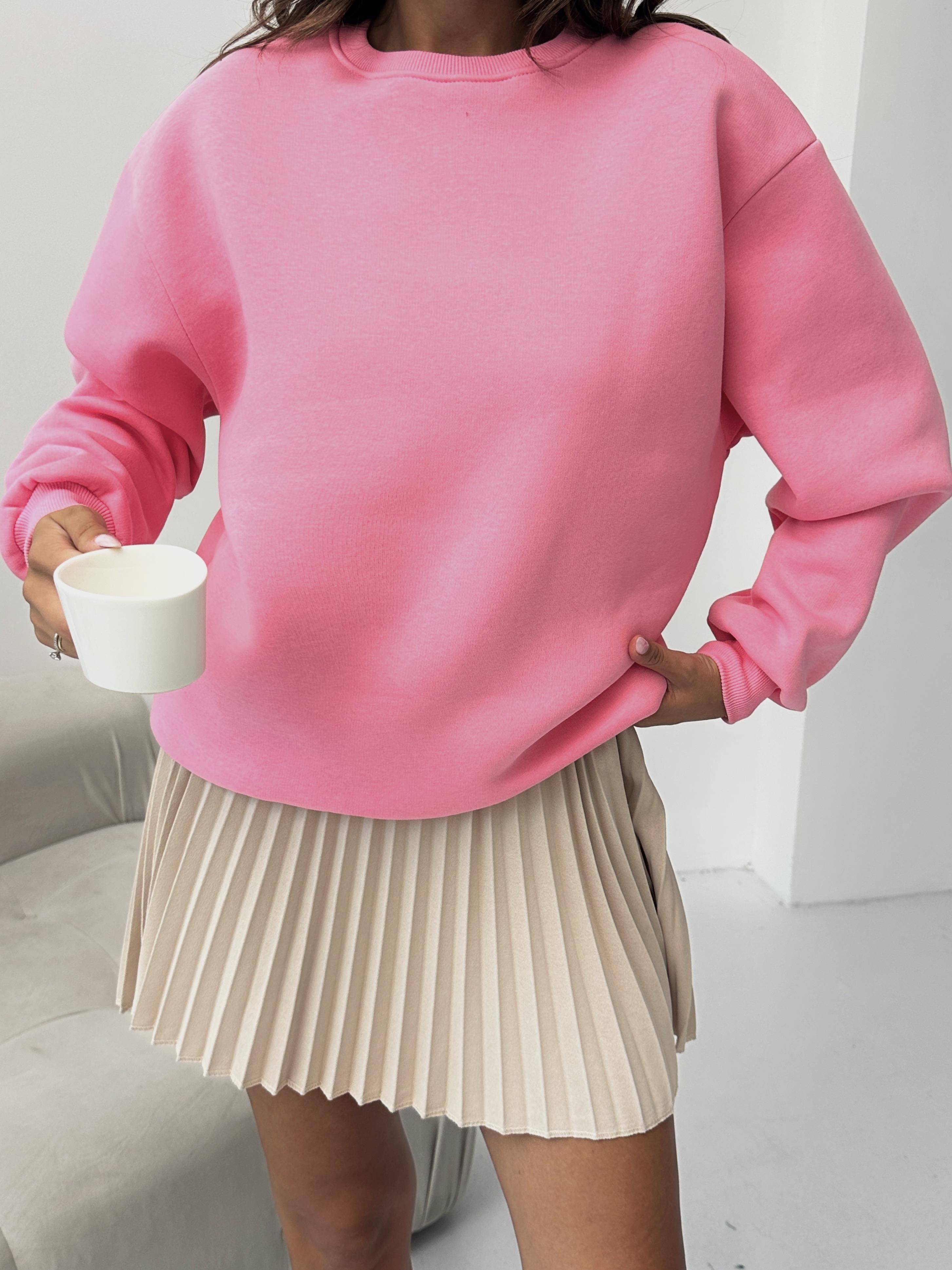 PENYE B.YAKA OVERSİZE KALIP PEMBE