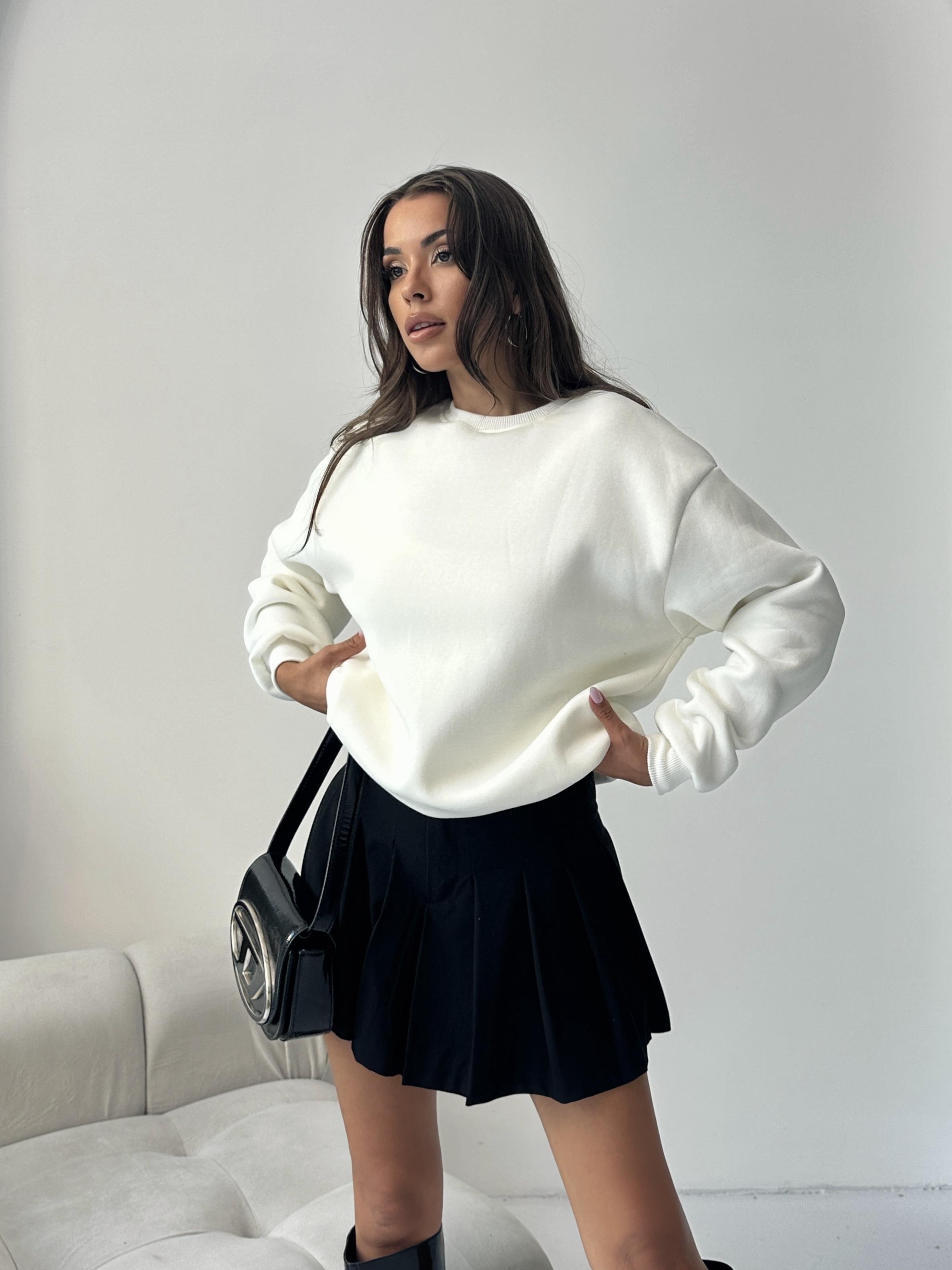 PENYE B.YAKA OVERSİZE KALIP BEYAZ