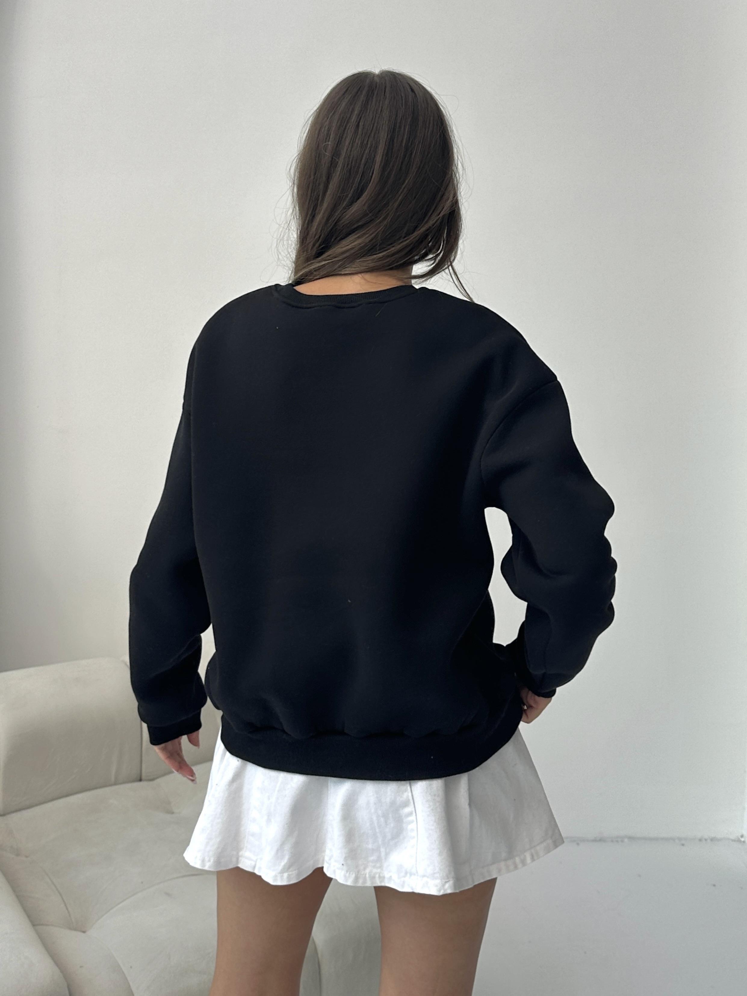 PENYE B.YAKA OVERSİZE KALIP SİYAH